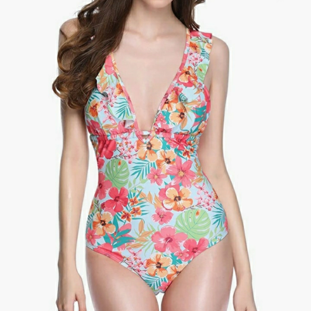 NWT One piece ruffle